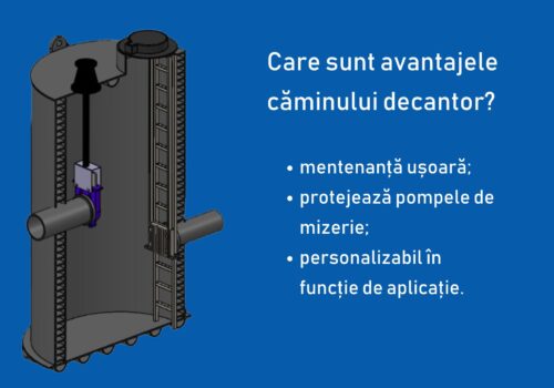 camin decantor Hidronic avantaje